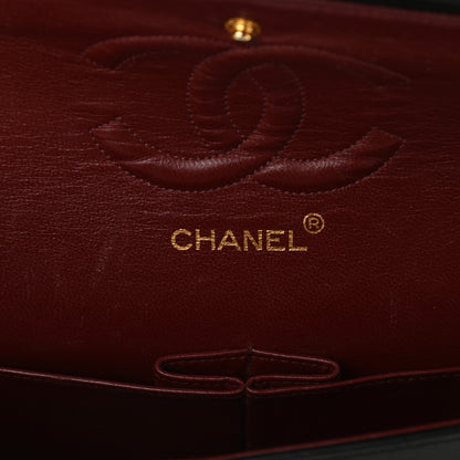 Chanel Lambskin Quilted Medium Double Flap Black 6 of 10