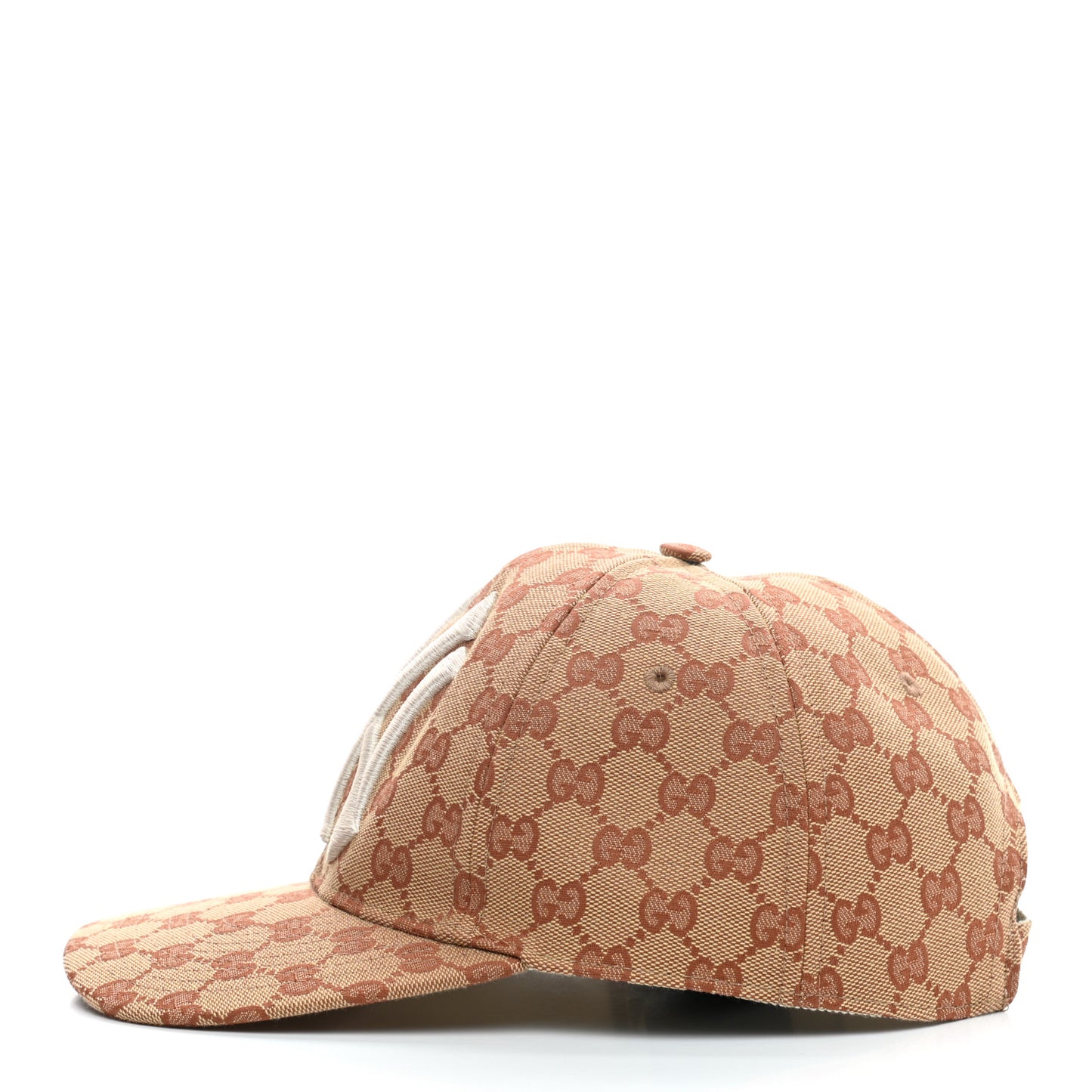 X MLB Monogram NY Yankees Baseball Hat 57-61 Beige Ruggine