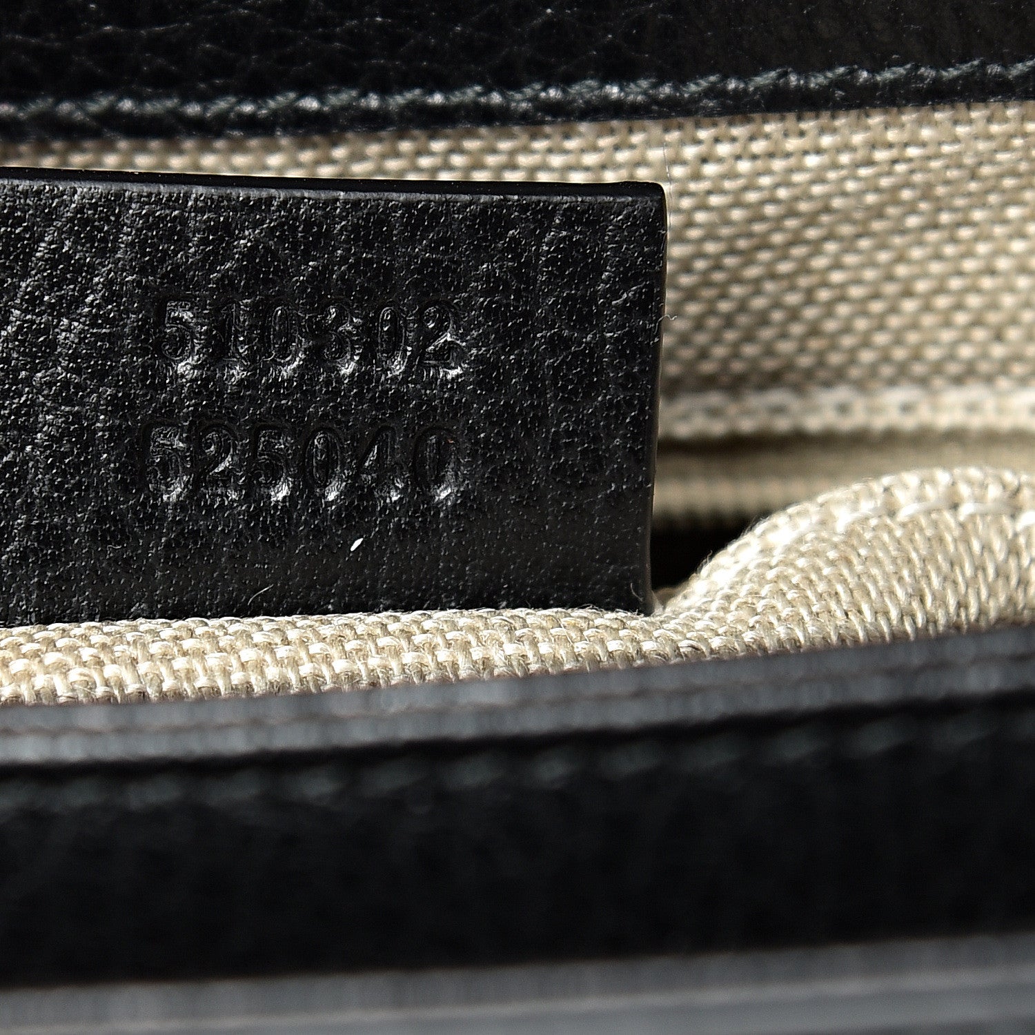 Gucci Dollar Calfskin Interlocking G Top Handle Shoulder Bag Black 6 of 10