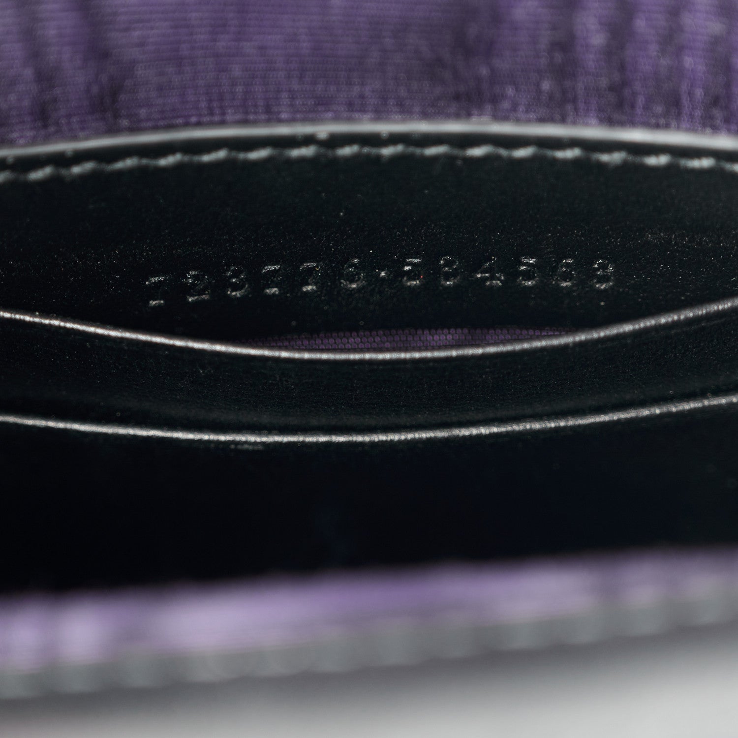 Gucci Nylon Calfskin Enamel GG Matelasse Mini Top Slip Handle Crossbody Bag Black 6 of 10