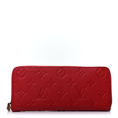 Louis Vuitton Empreinte Clemence Wallet Cherry 1 of 7