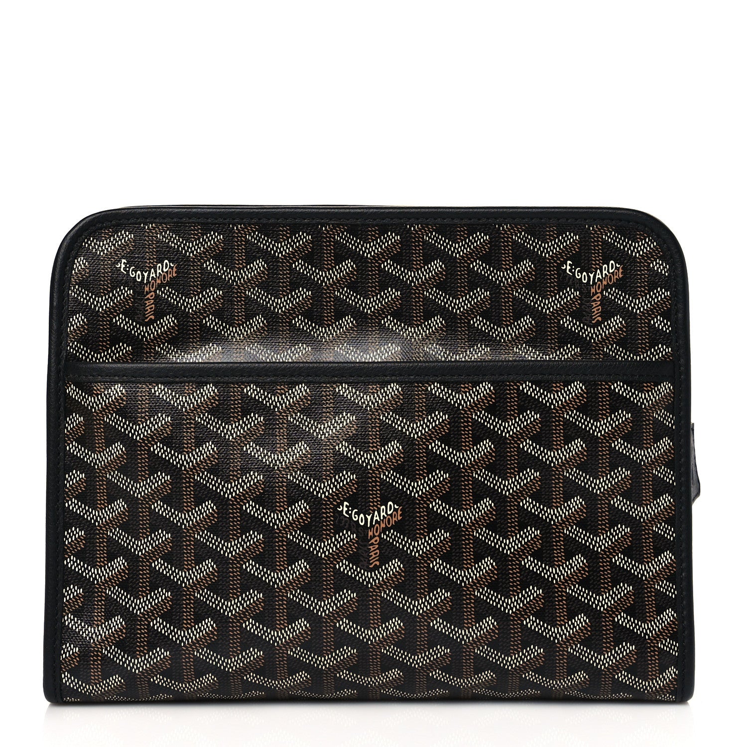 Goyard Goyardine Jouvence MM Toiletry Pouch Black 1 of 9