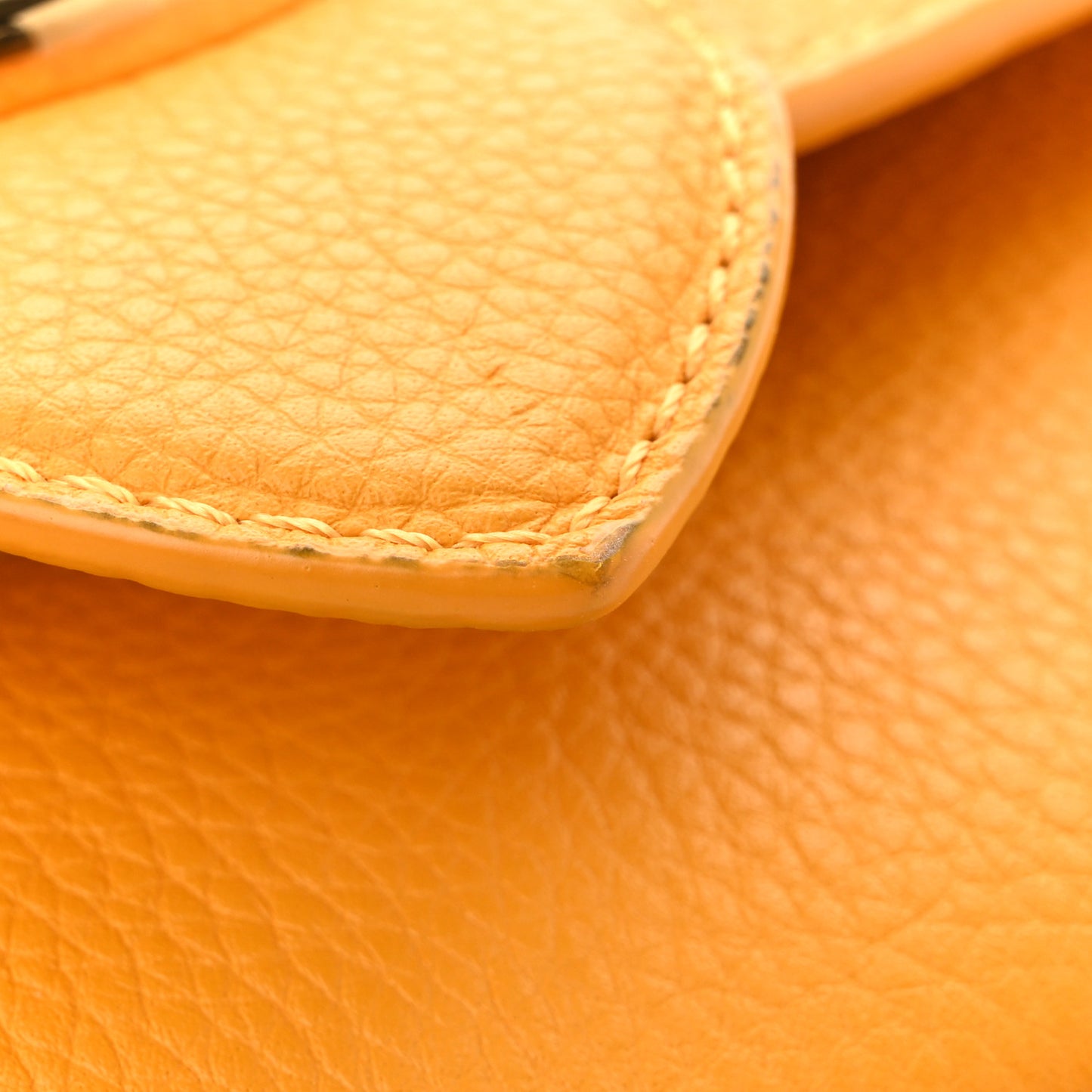 Grained Calfskin LV Pont 9 Soft PM Sunbeam