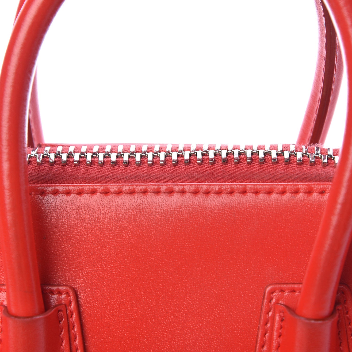 Givenchy Shiny Lord Calfskin Mini Antigona Red 16 of 17