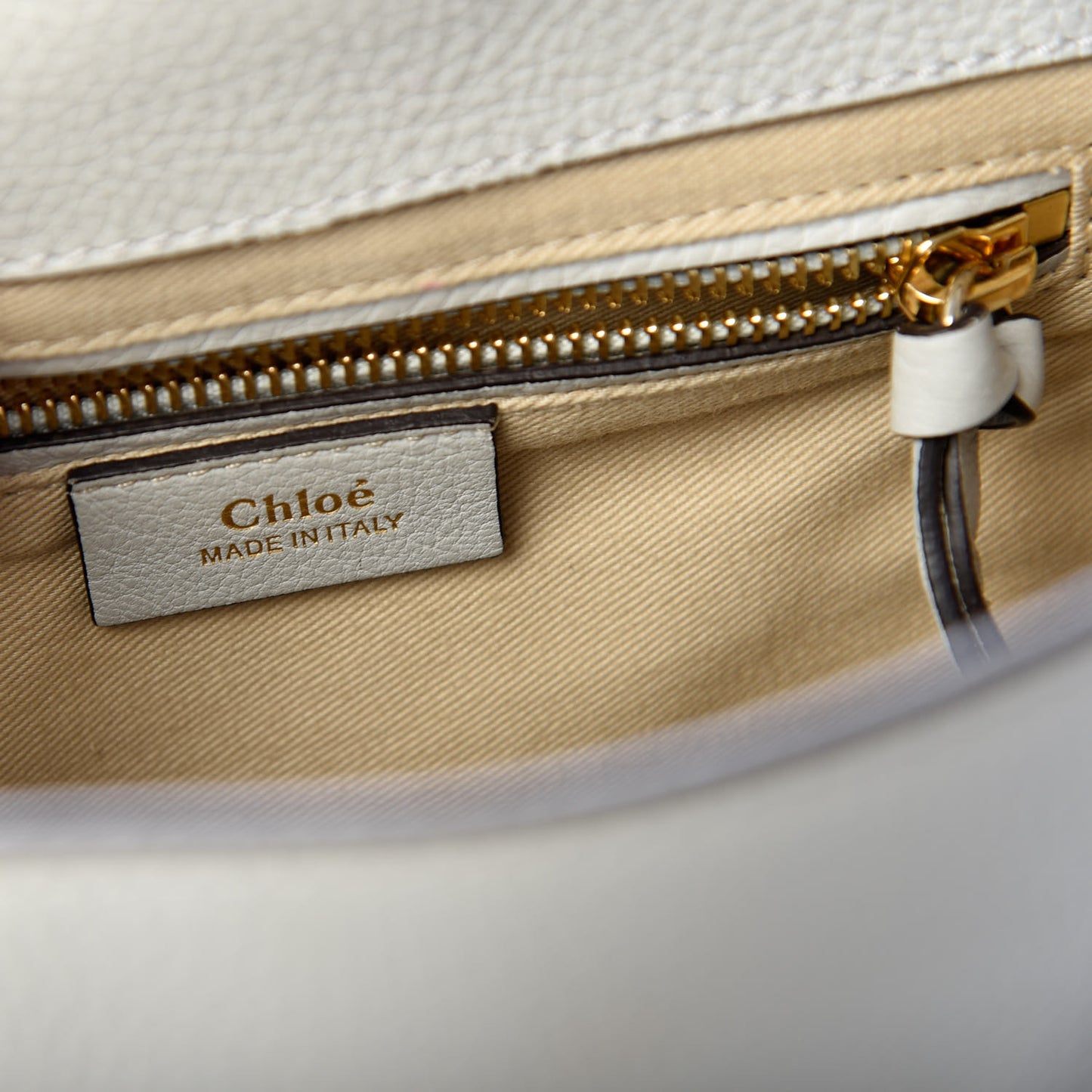 Suede Calfskin Small Faye Backpack Airy Grey