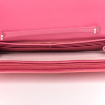 Christian Dior Patent Ultimate Chain Wallet Fushia 5 of 17