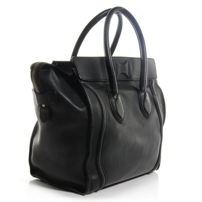 Celine Smooth Calfskin Mini Luggage Black 4 of 18