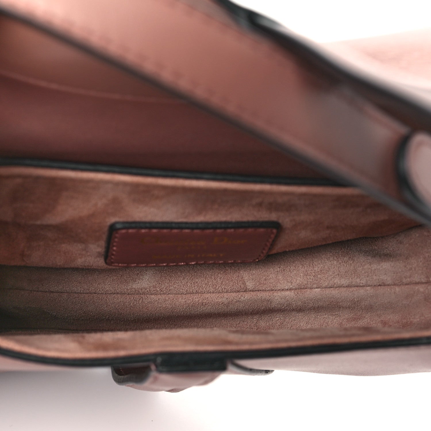 Christian Dior Calfskin Mini Saddle Bag Taupe 5 of 10