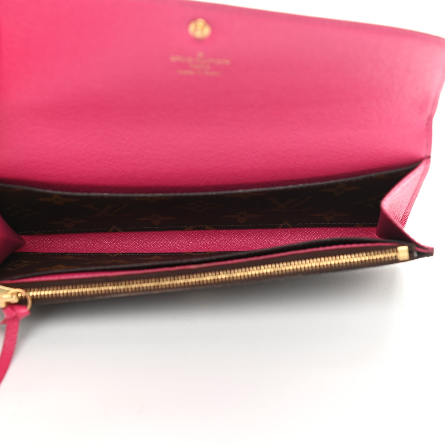 Monogram Emilie Wallet Fuchsia