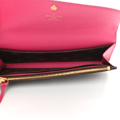 Louis Vuitton Monogram Emilie Wallet Fuchsia 5 of 11
