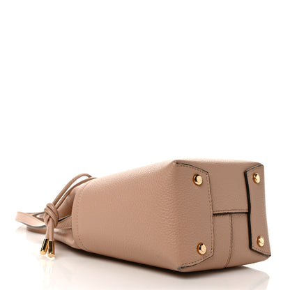 Salvatore Ferragamo Grained Calfskin Mini Gancino Bucket Bag Amaretti 4 of 9