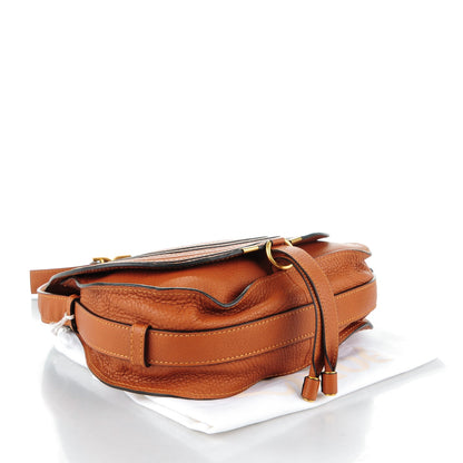 Chloe Calfskin Medium Marcie Round Crossbody Bag Tan 4 of 7