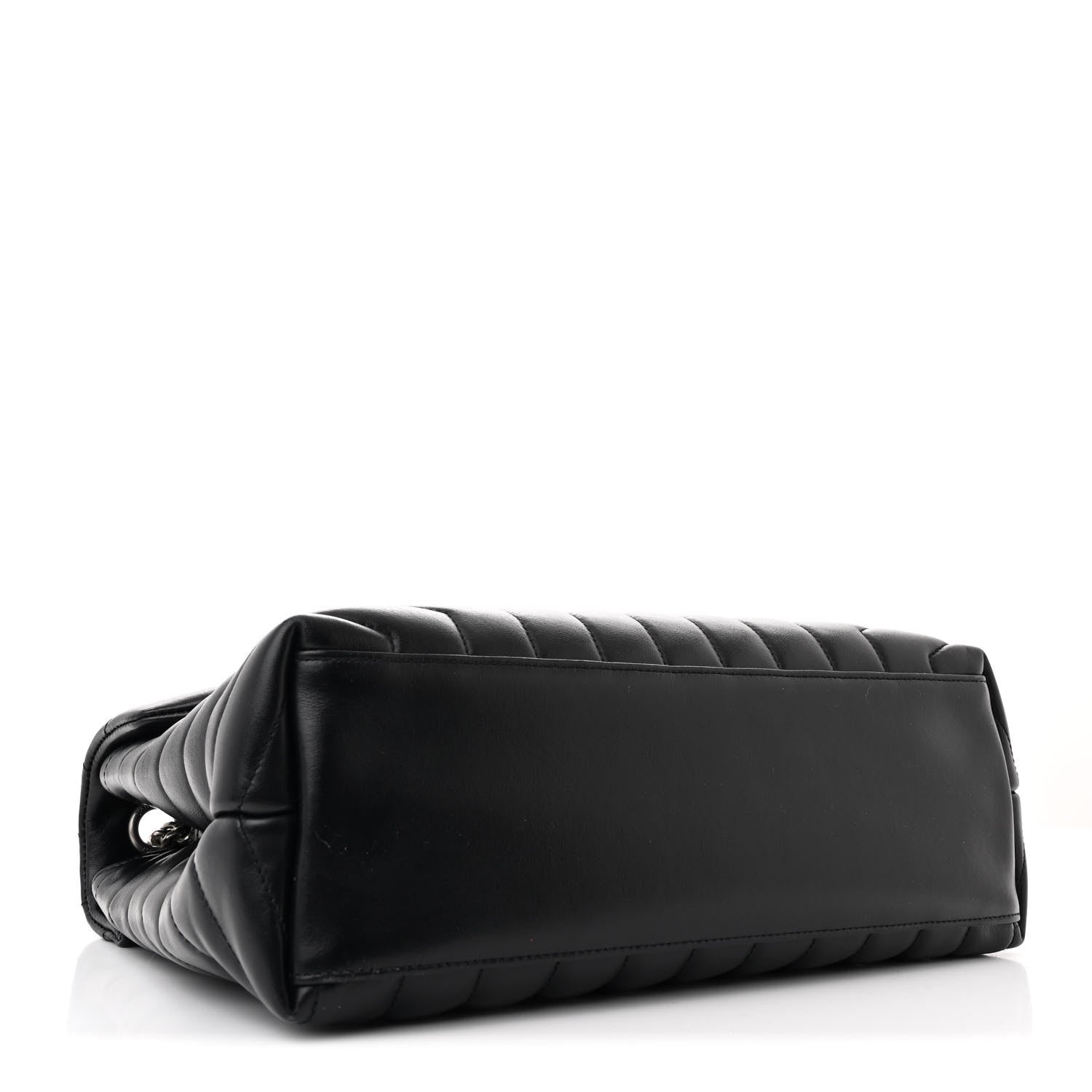Saint Laurent Calfskin Y Quilted Monogram Medium Loulou Chain Satchel Black 4 of 12