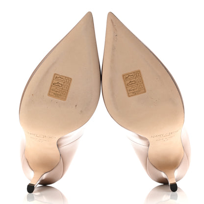 Jimmy Choo Patent Anouk 100 Pumps 37 Ballet Pink 5 of 7