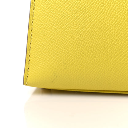 Hermes Epsom Kelly Sellier 28 Lime 12 of 14
