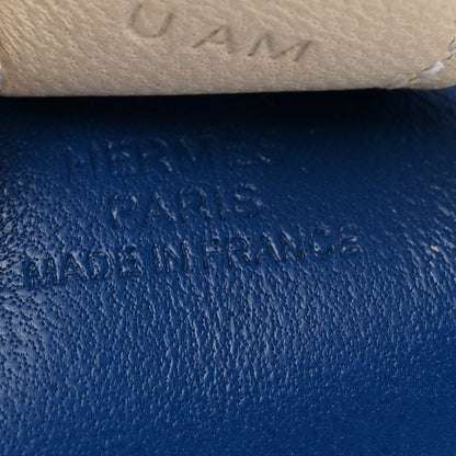 Hermes Milo Lambskin Grigri Rodeo Horse Bag Charm PM Bleu France Nata Black 4 of 4