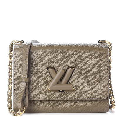 Louis Vuitton Epi Twist Shoulder Bag MM Smokey Brown 1 of 8