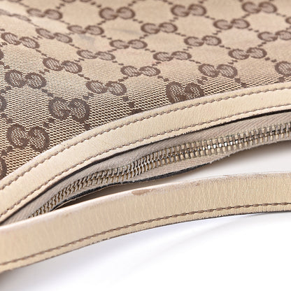 Gucci Monogram Medium New Britt Hobo Off White 9 of 14