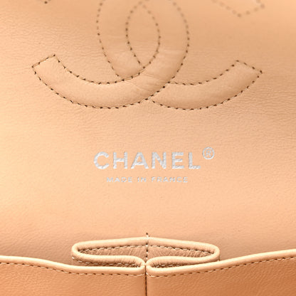 Chanel Caviar Quilted Medium Double Flap Beige Clair 6 of 10