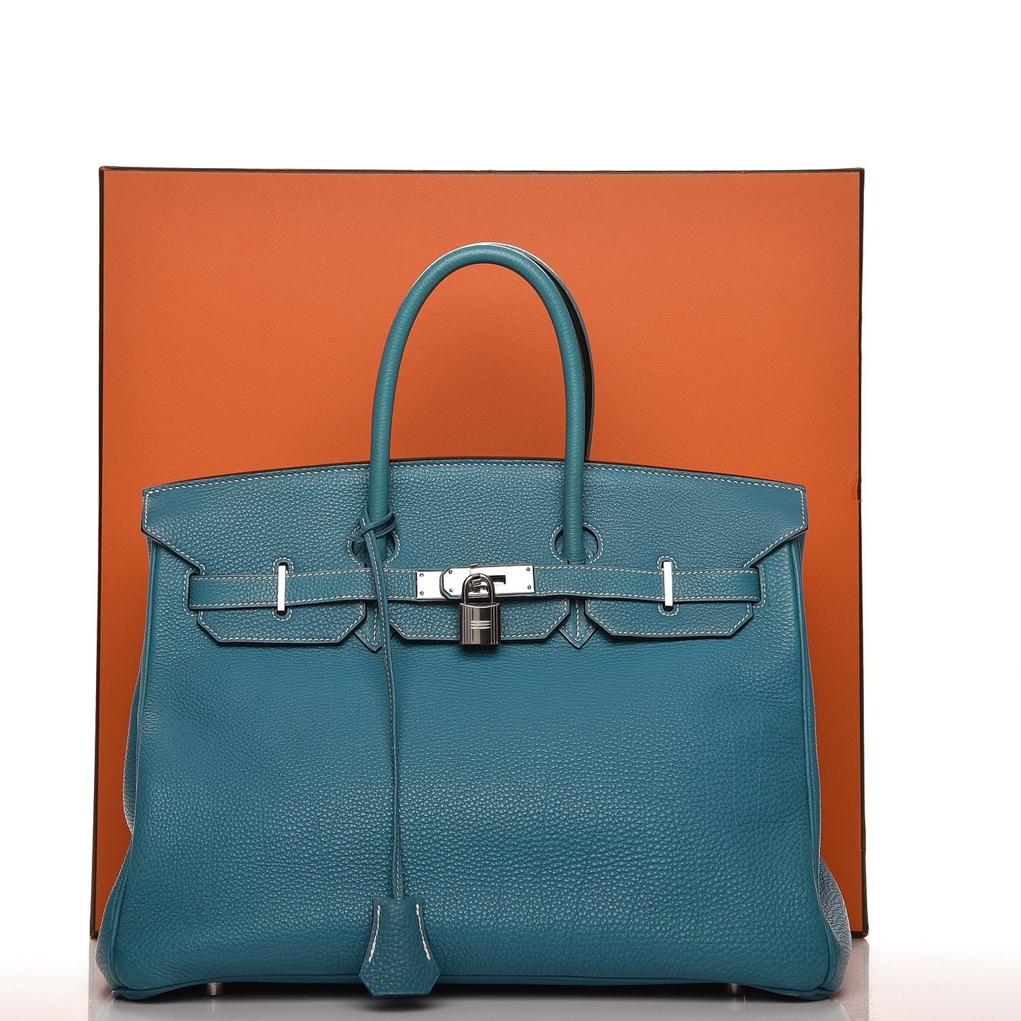 Togo Birkin 35 Blue Jean