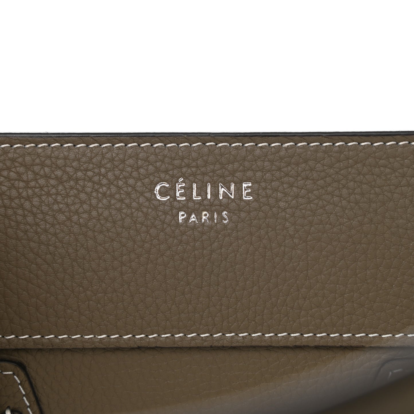 Drummed Calfskin Mini Luggage Souris