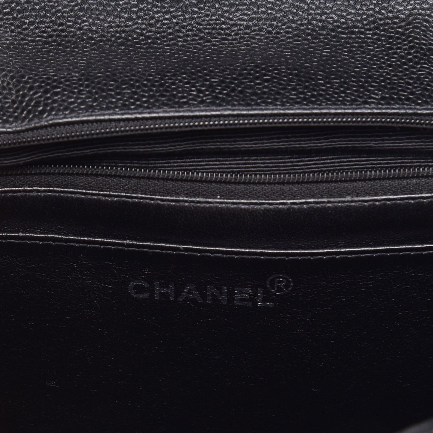 Caviar Quilted Jumbo Single Flap Black