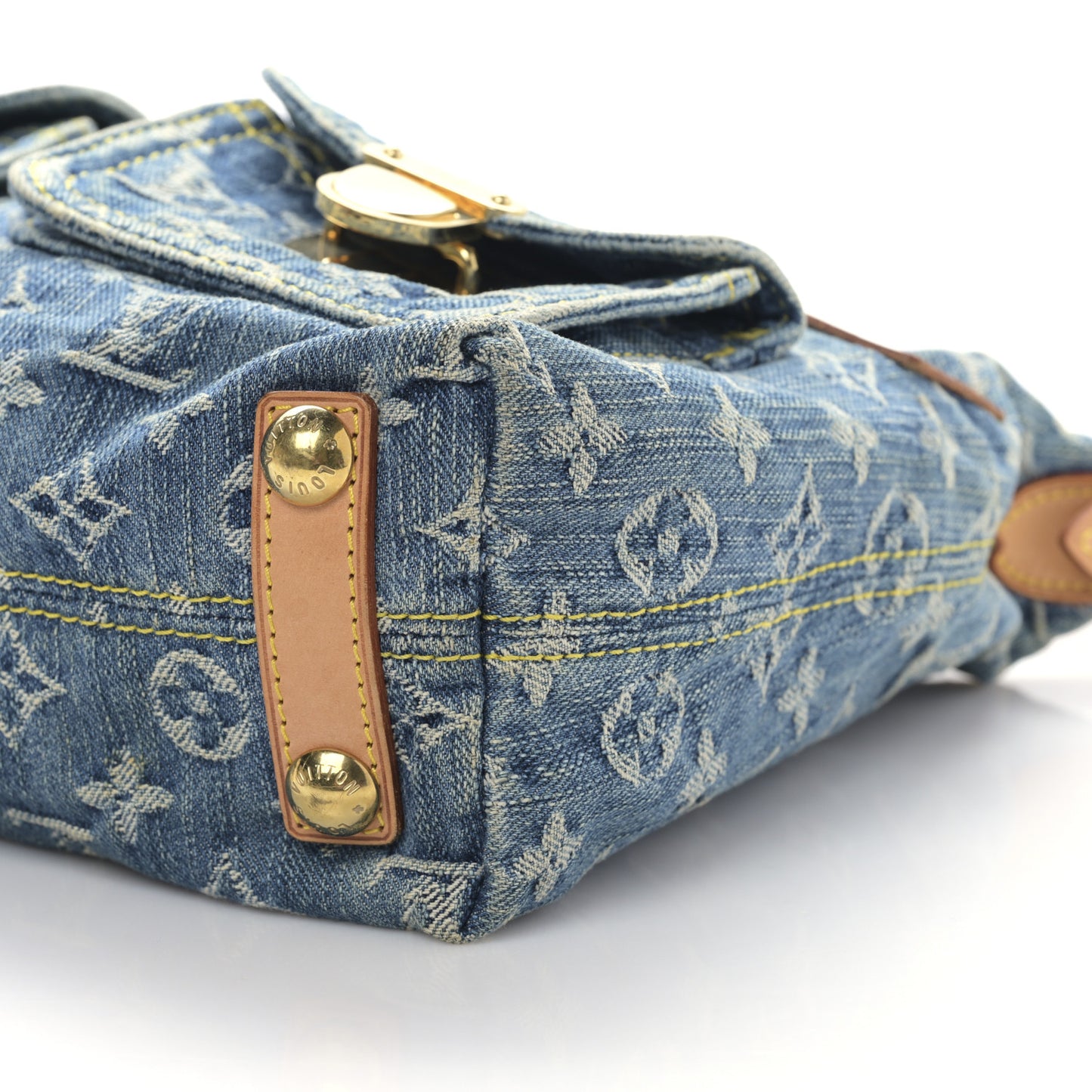 Monogram Denim Baggy PM Blue