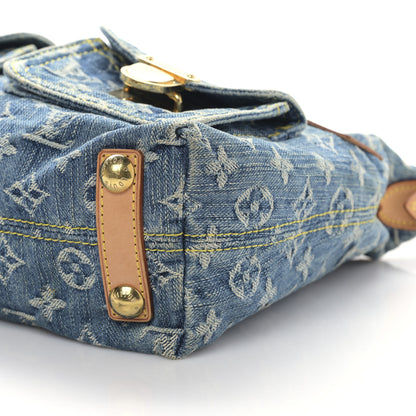 Louis Vuitton Monogram Denim Baggy PM Blue 8 of 8