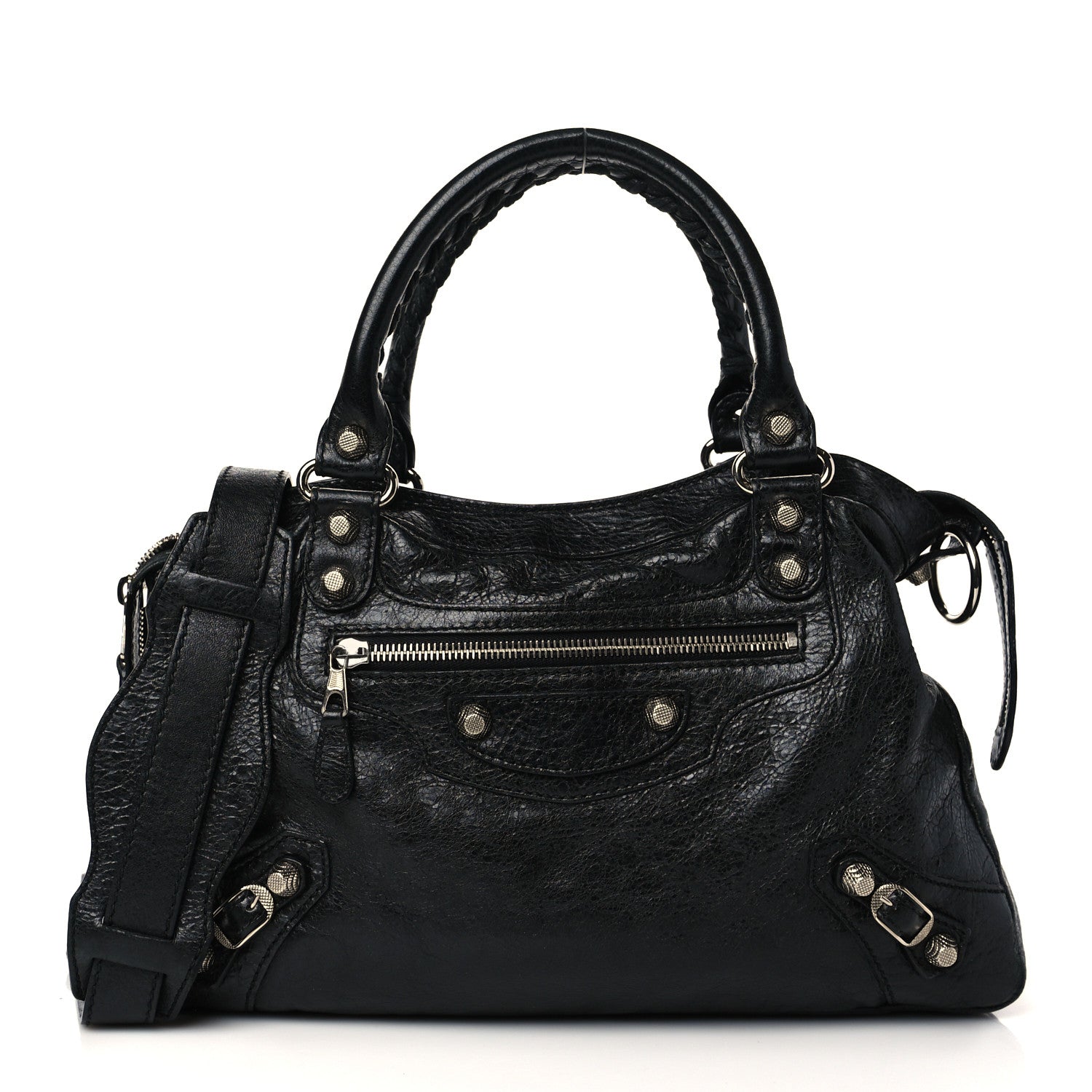 Balenciaga Agneau Giant 12 Silver Hardware Town Black 1 of 9