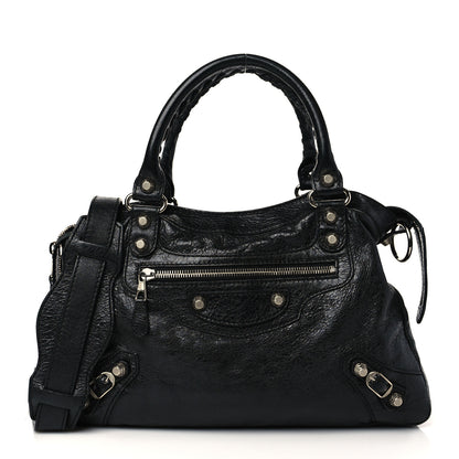 Balenciaga Agneau Giant 12 Silver Hardware Town Black 1 of 9