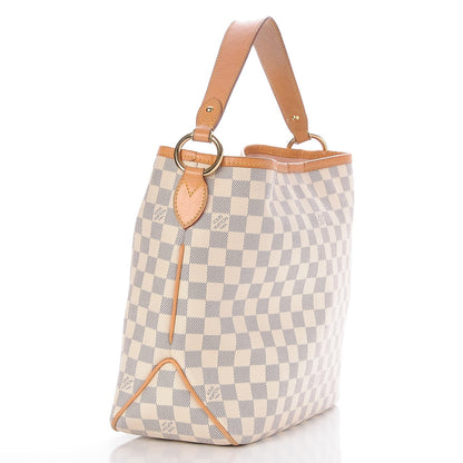 Louis Vuitton Damier Azur Delightful PM Rose Ballerine 3 of 13