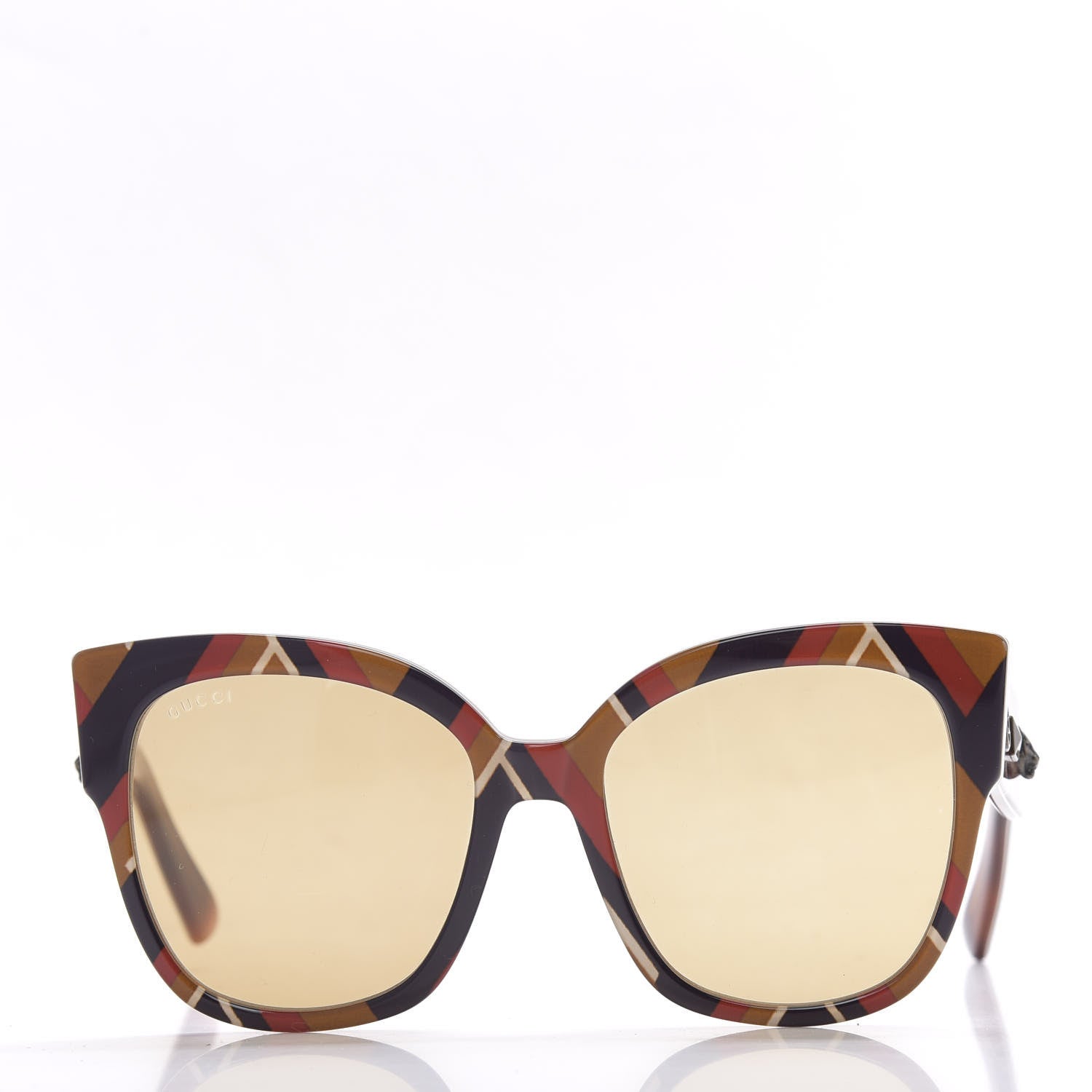Gucci Acetate Square Frame Sunglasses GG0059S Multicolor 2 of 8