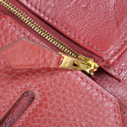 Hermes Taurillon Clemence Birkin 40 Rouge Garance 12 of 12