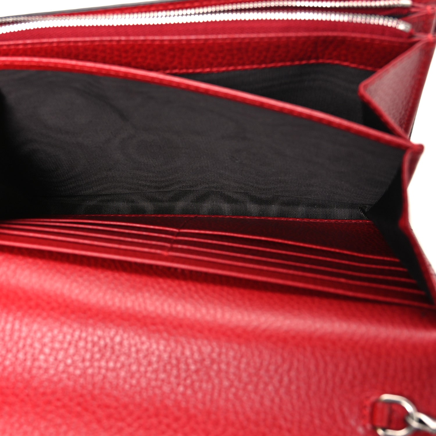 Gucci Calfskin Mini Dionysus Chain Wallet Hibiscus Red 5 of 10