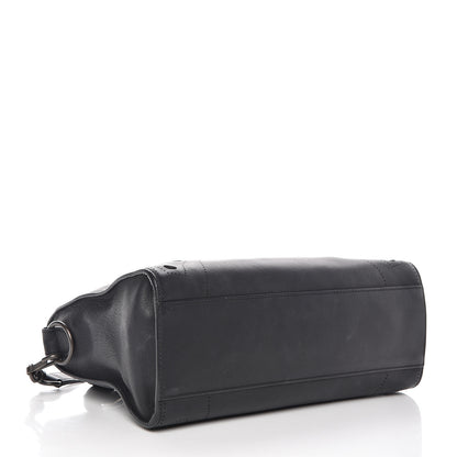Balenciaga Veau Soyeux Perforated Blackout Hardware S City Black 4 of 14