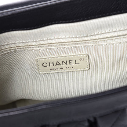 Chanel Washed Lambskin Quilted Medium Chain Around Messenger Black 6 of 12