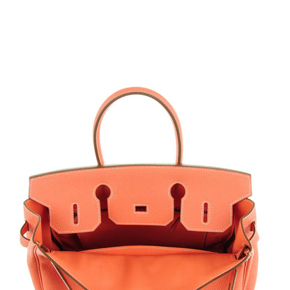 Hermes Clemence Birkin 30 Crevette 15 of 26