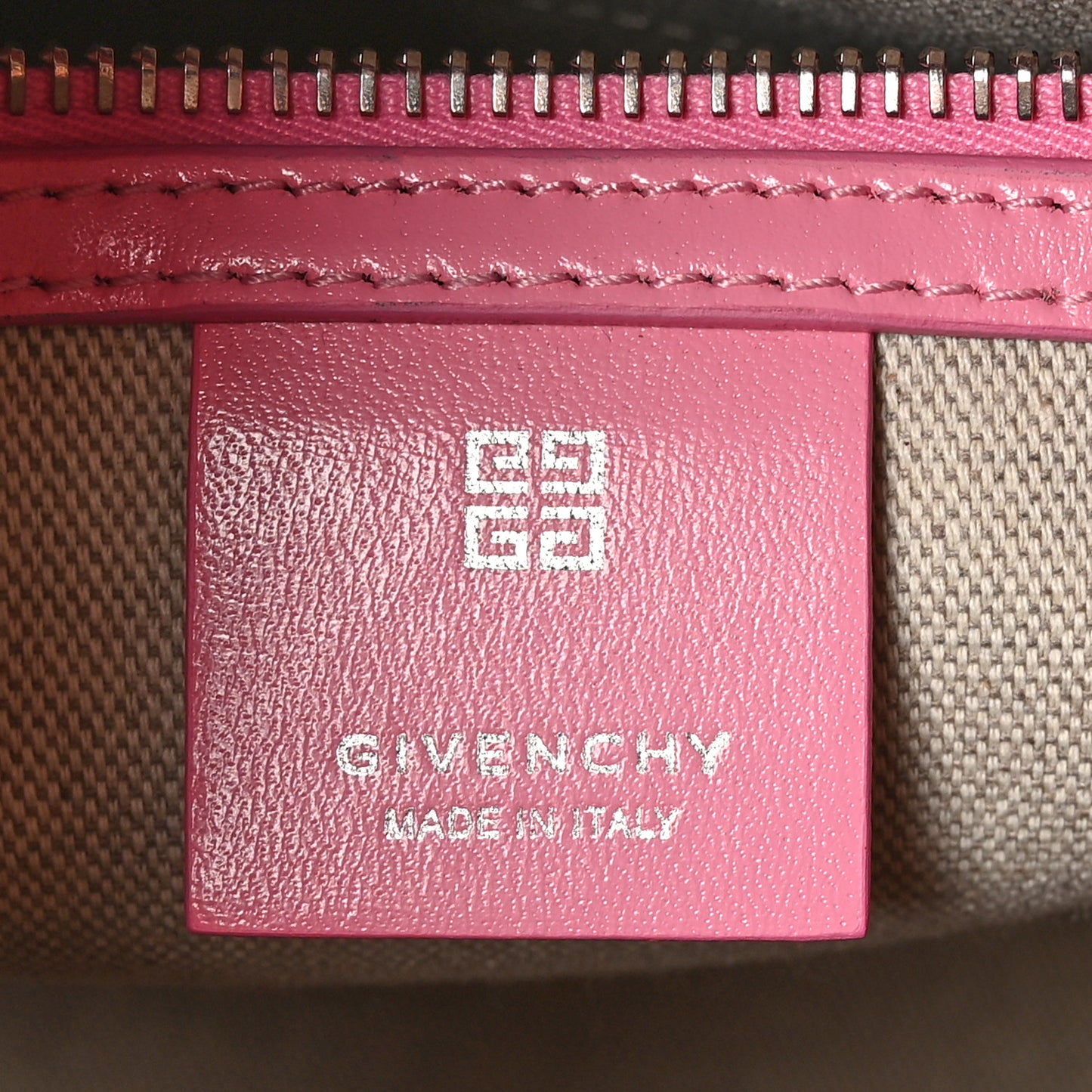 Shiny Lord Calfskin Small Antigona Bright Pink