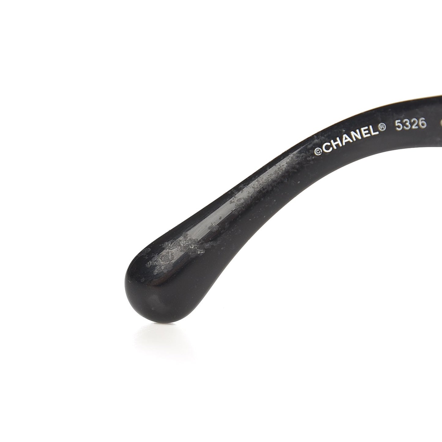 Cat Eye Chain Polarized Sunglasses 5326 Black