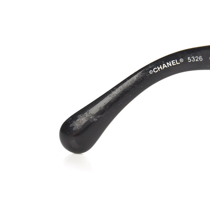 Chanel Cat Eye Chain Polarized Sunglasses 5326 Black 17 of 20