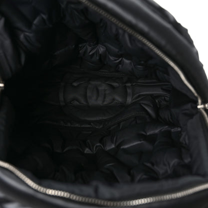 Chanel Nylon Embossed Small Doudoune Backpack Black 5 of 8