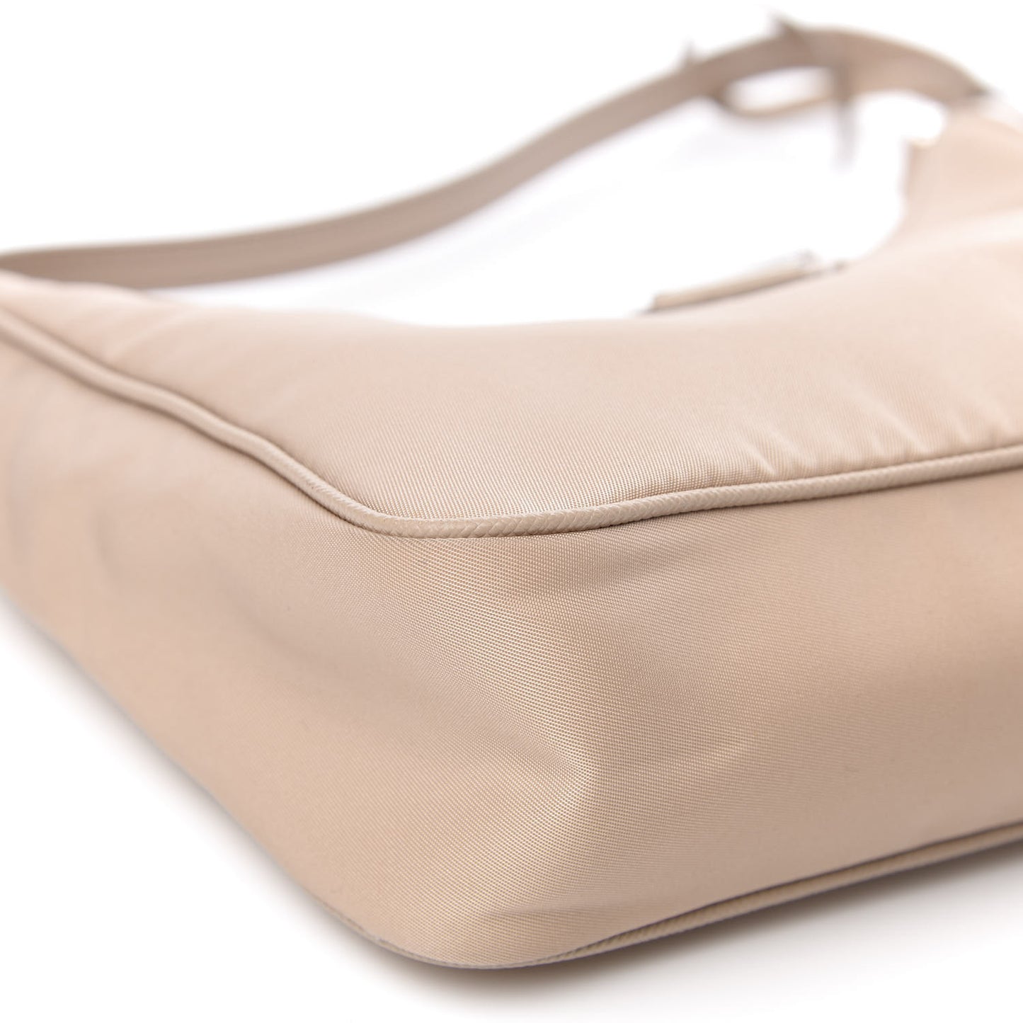 Re-Nylon Saffiano Mini Re-Edition 2005 Bag Cammeo