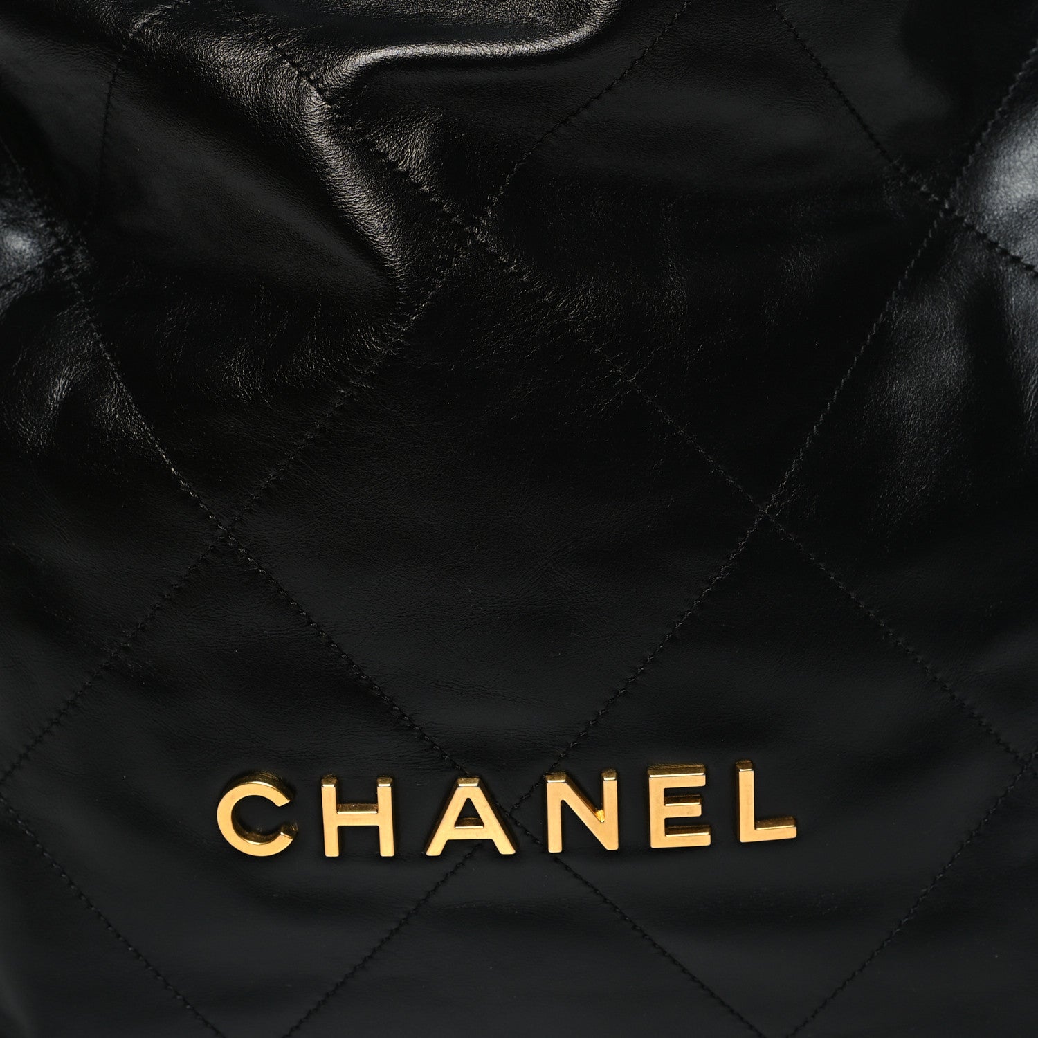Chanel Shiny Calfskin Quilted Chanel 22 Backpack Black 8 of 10