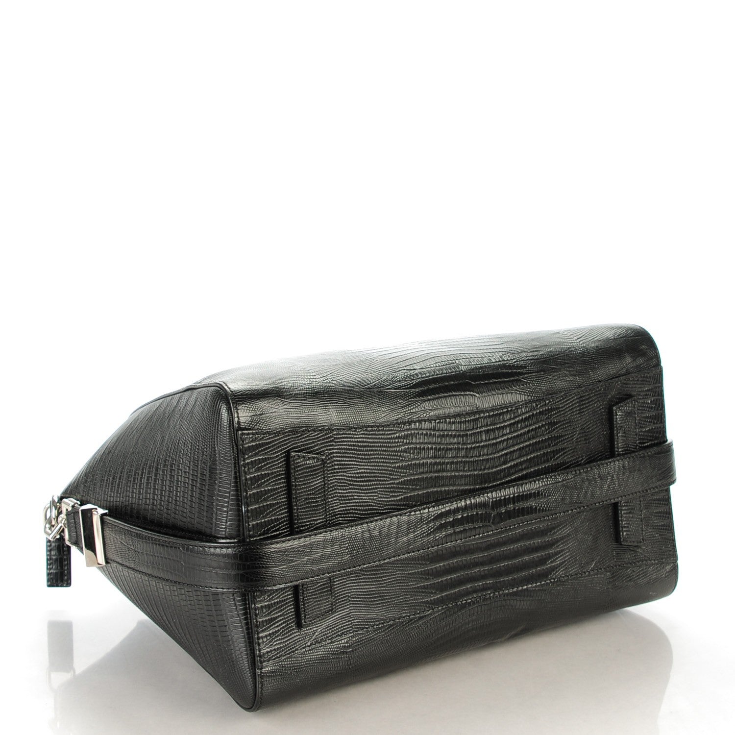 Givenchy Calfskin Lizard Embossed Medium Antigona Black 4 of 7