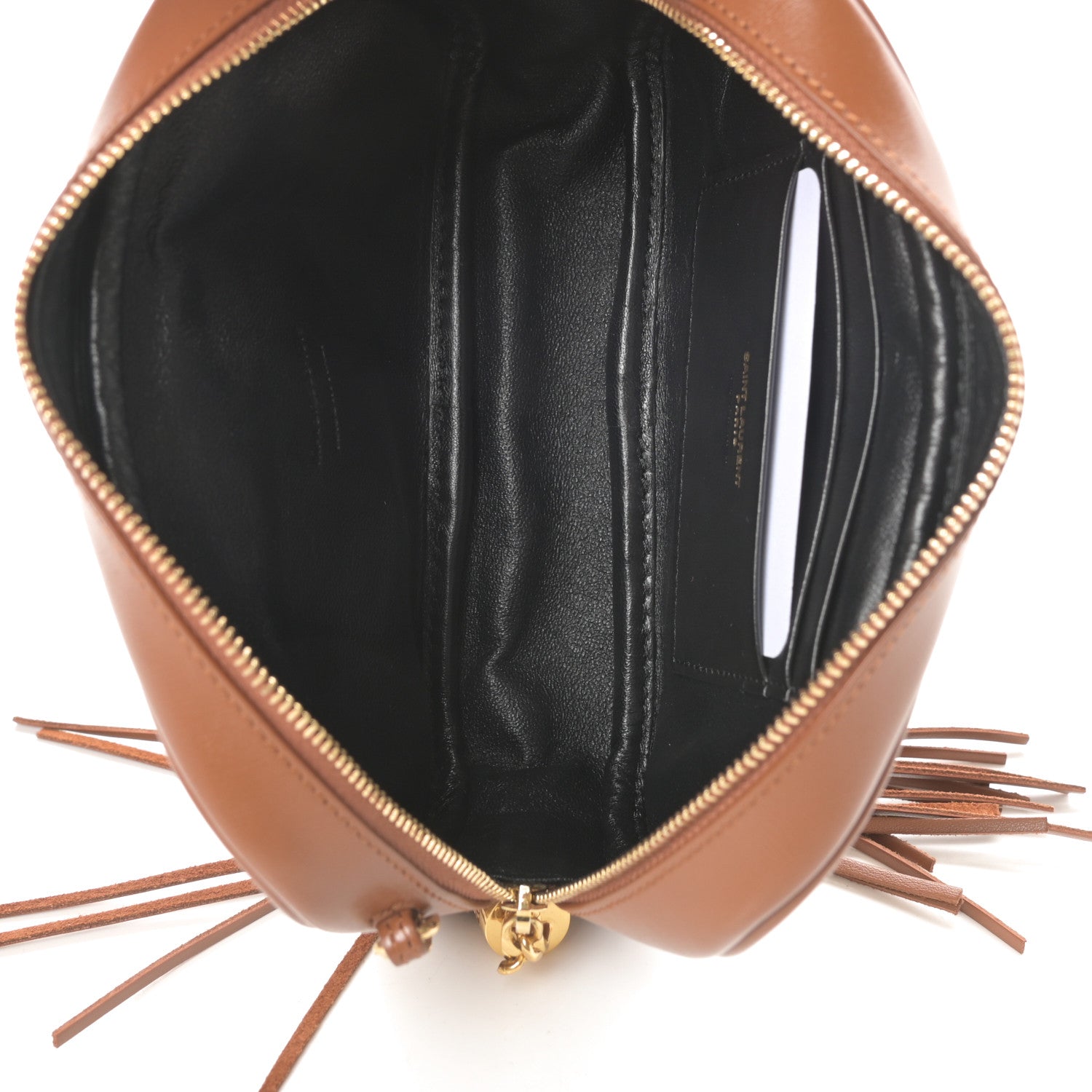 Saint Laurent Cotton Monogram Mini Lou Camera Bag Beige Brick 5 of 11