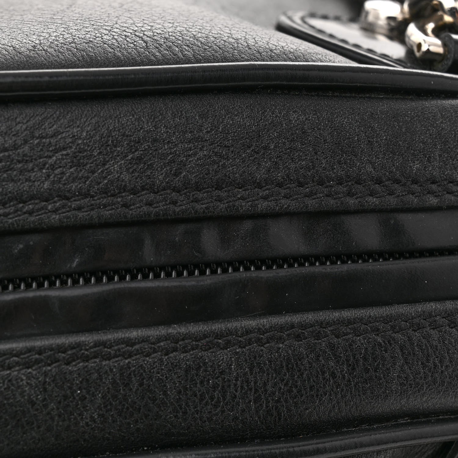 Christian Dior Calfskin Gambler Dice Bowler Black 14 of 14