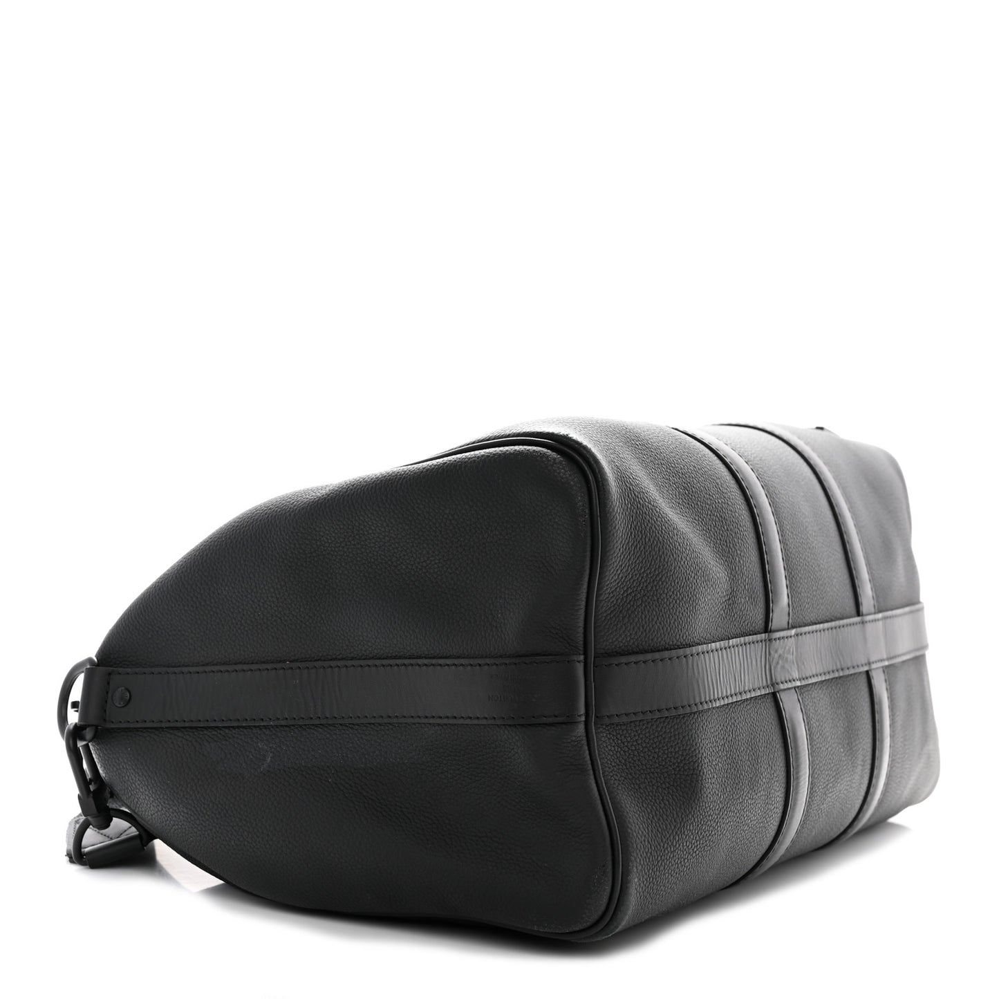 Grained Calfskin Aerogram Keepall Bandouliere 40 Black