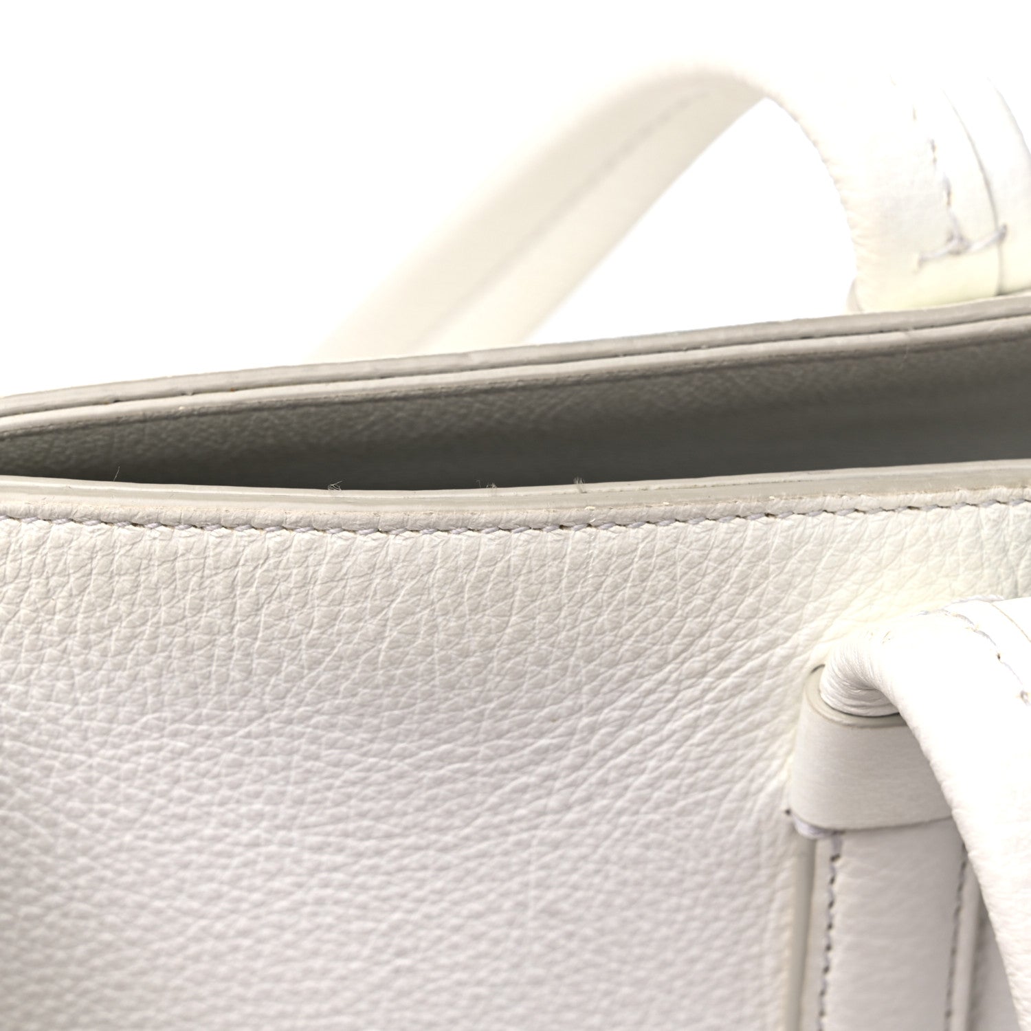 Salvatore Ferragamo Calfskin Arianna Tote White 12 of 12