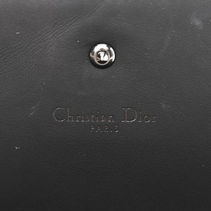 Christian Dior Ultra Matte Calfskin Studded Diorama Croisiere Chain Wallet Black 8 of 9