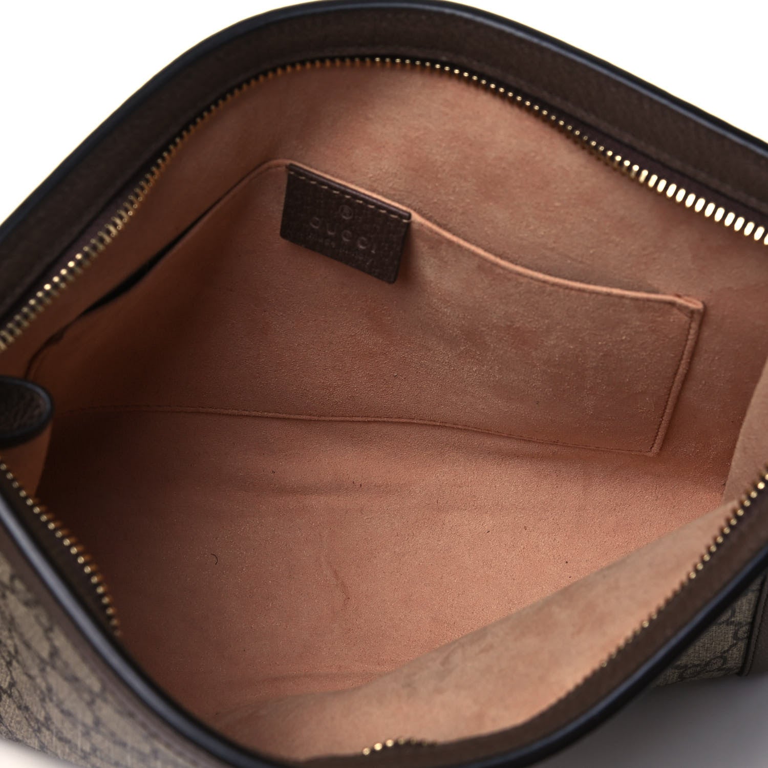 Gucci GG Supreme Monogram Web Ophidia Pouch Brown 5 of 9